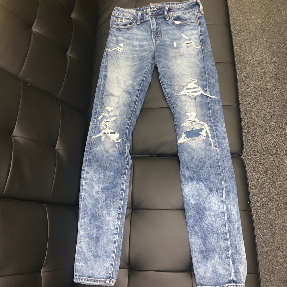 AE skinny jeans 30x34